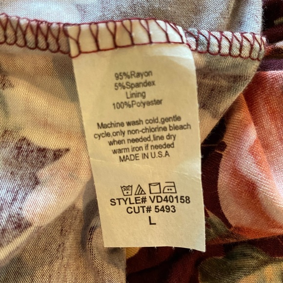 Lux & Co maxi dress size L - Picture 4 of 4